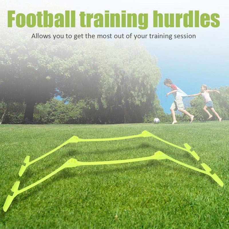 woobles Speed Training Hurdles, Agility Hurdles, Adjustable Height - 12.4 in, 8.5 in, 5.9 in, Football Soccer Agility Speed Training Aids, Multi Sports Equipment, Fitness Agility Set, Pack of 2 - Image 2